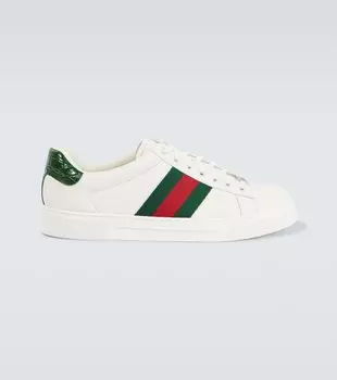 Кроссовки ace с веб-полосками Gucci, мультиколор