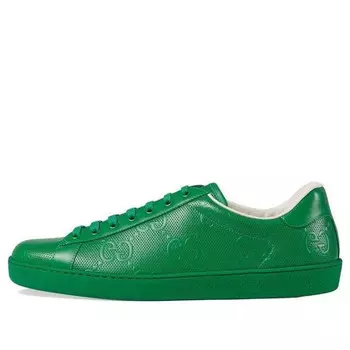 Кроссовки ace series g printing sports shoe 'green' Gucci, зеленый