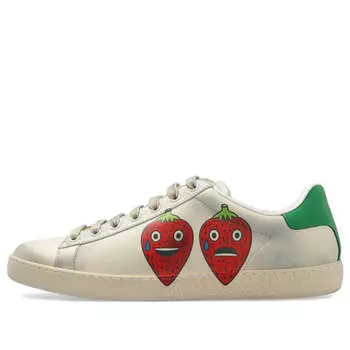 Кроссовки ace 'strawberry' Gucci, белый