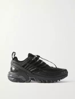 Кроссовки ACS Pro Advanced из сетчатой ткани с резиновой окантовкой Salomon, черный