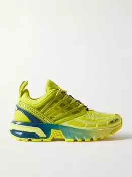 Кроссовки ACS Pro из сетчатой ткани с резиновой окантовкой Salomon, желтый
