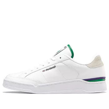 Кроссовки ad court white green skate shoes 'white green' Reebok, белый
