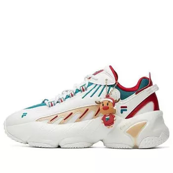 Кроссовки ade xms low-top white/green/red Fila, белый