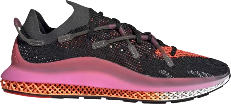 Кроссовки Adidas 4D Fusio 'Black Pink', черный