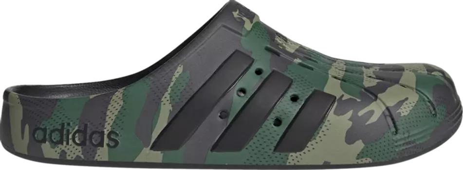 Кроссовки Adidas Adilette Clog 'Camo', черный