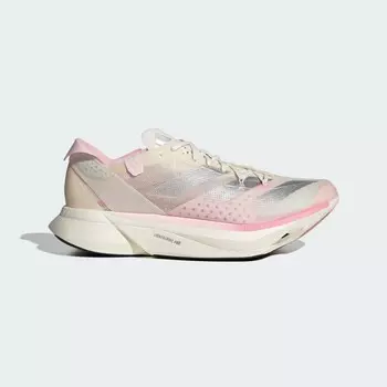 Кроссовки Adidas ADIZERO ADIOS PRO 3 W, цвет Chalk White/Silver Metallic/Clear Pink