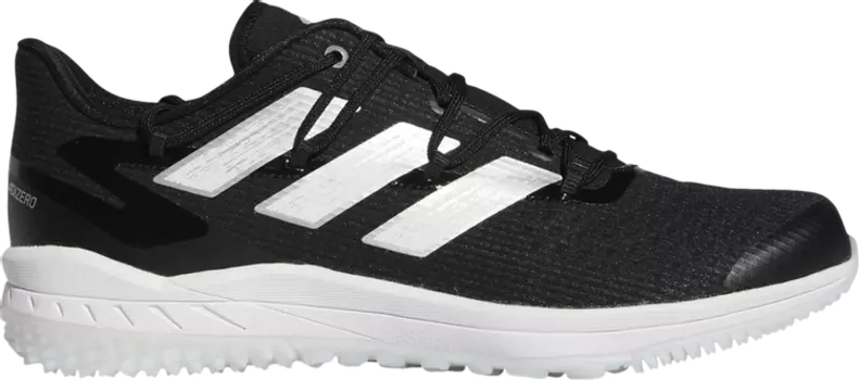 Кроссовки Adidas Adizero Afterburner 8 TF 'Black White', черный