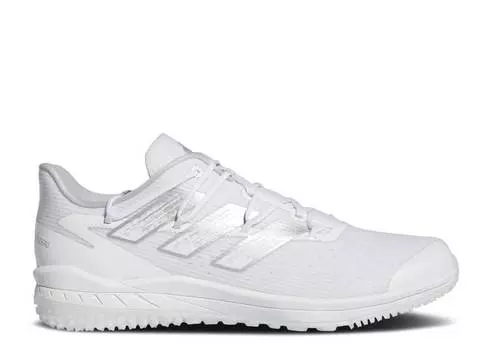 Кроссовки Adidas ADIZERO AFTERBURNER 8 TF 'WHITE SILVER METALLIC', белый