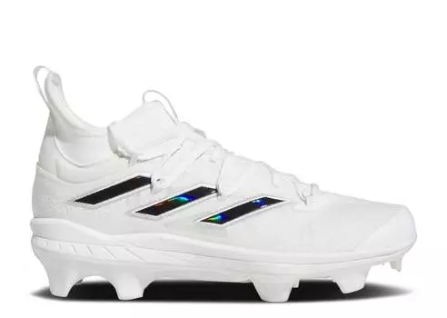 Кроссовки Adidas ADIZERO AFTERBURNER NWV TPU 'WHITE BLACK IRIDESCENT', белый