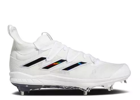 Кроссовки Adidas ADIZERO AFTERBURNER NWV 'WHITE BLACK IRIDESCENT', белый