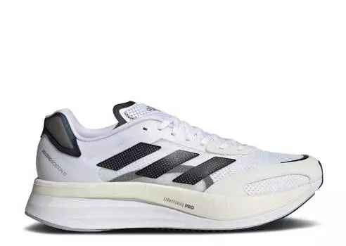 Кроссовки Adidas ADIZERO BOSTON 10 'WHITE BLACK', белый