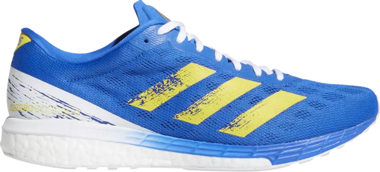 Кроссовки Adidas Adizero Boston 9 'Blue Yellow', синий