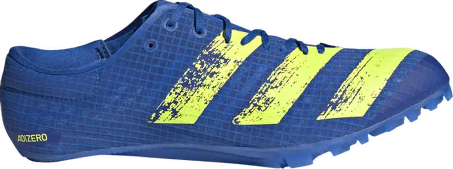 Кроссовки Adidas Adizero Finesse Spikes 'Football Blue Solar Yellow', синий