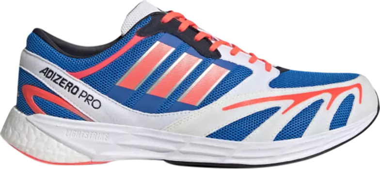 Кроссовки Adidas Adizero Pro V1 DNA 'Blue Rush Turbo', синий