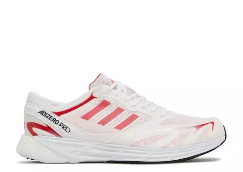 Кроссовки Adidas ADIZERO PRO V1 DNA 'WHITE SOLAR RED', белый