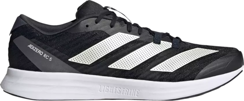 Кроссовки Adidas Adizero RC 5 'Black Zero Metallic', черный