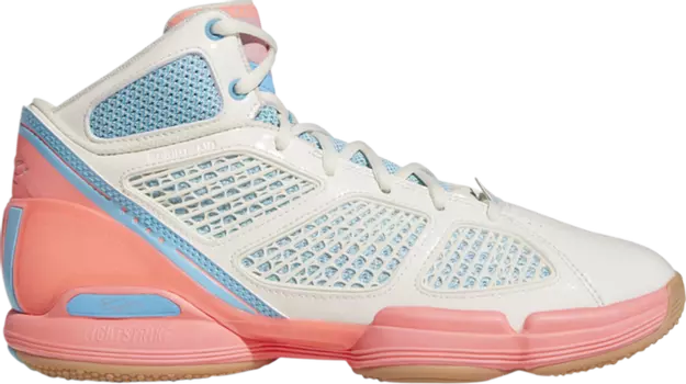 Кроссовки Adidas Adizero Rose 1.5 Restomod 'Off White Acid Red', кремовый