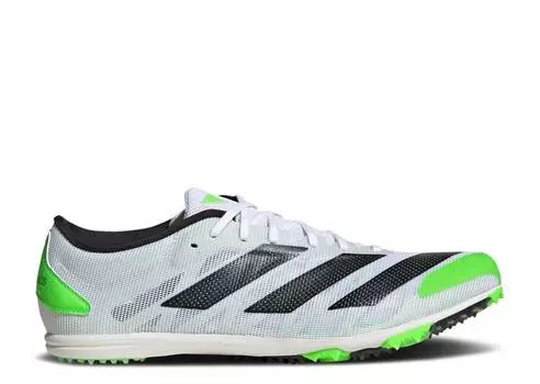 Кроссовки Adidas ADIZERO XCS 'WHITE SOLAR GREEN', белый