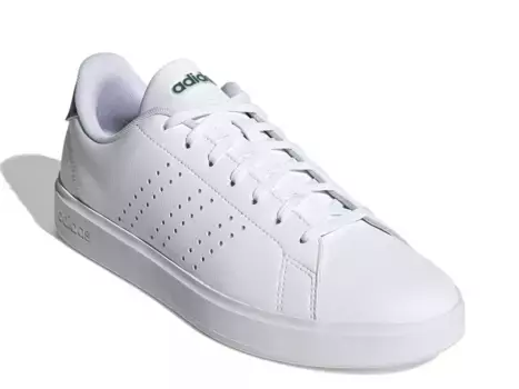 Кроссовки Adidas Advantage 2.0 — мужские, белые/зеленые