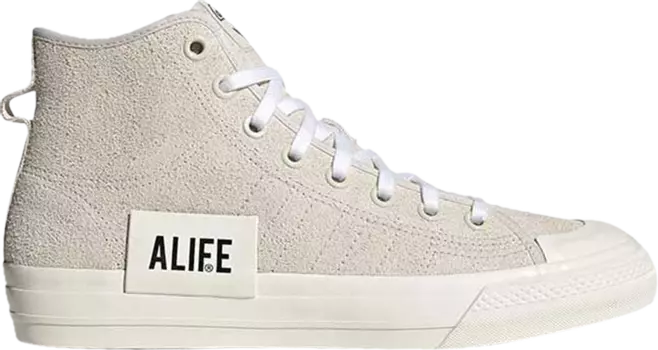 Кроссовки Adidas Alife x Nizza High 'Cream White', кремовый