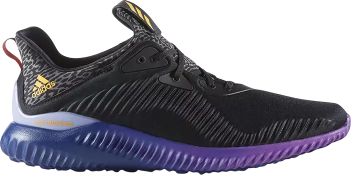 Кроссовки Adidas Alphabounce 'Shock Purple', черный