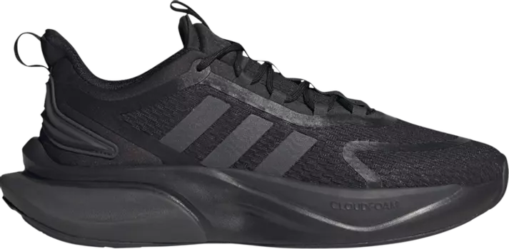 Кроссовки Adidas Alphabounce Plus 'Black Carbon', черный