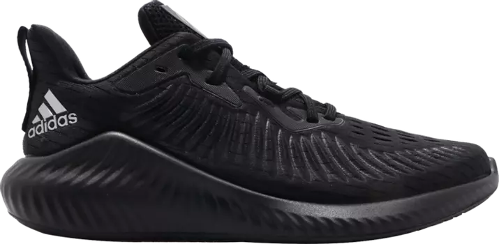 Кроссовки Adidas Alphabounce Plus 'Core Black', черный