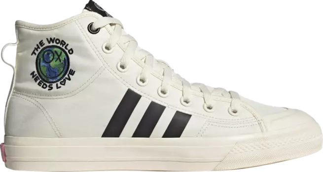 Кроссовки Adidas Andr Saraiva x Nizza Hi RF, белый