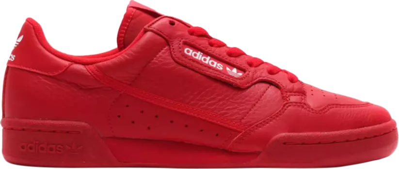 Кроссовки Adidas Atmos x Continental 80 'Scarlet', красный