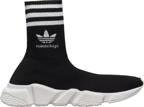 Кроссовки Adidas Balenciaga x Adidas Wmns Speed Sneaker 'Black', черный