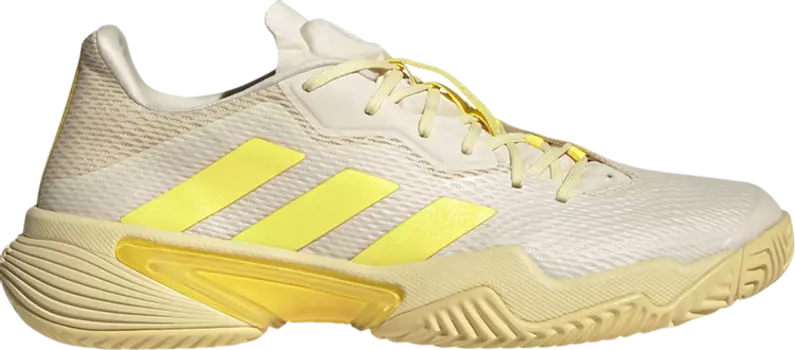 Кроссовки Adidas Barricade 'Ecru Tint Beam Yellow', кремовый