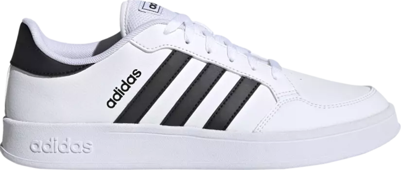 Кроссовки Adidas Breaknet 'White Black', черный