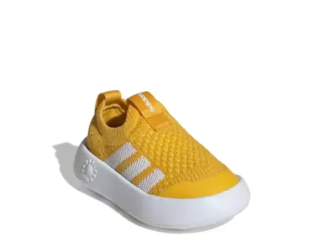 Кроссовки Adidas Bubblecomfy Slip-On — детские, желтые