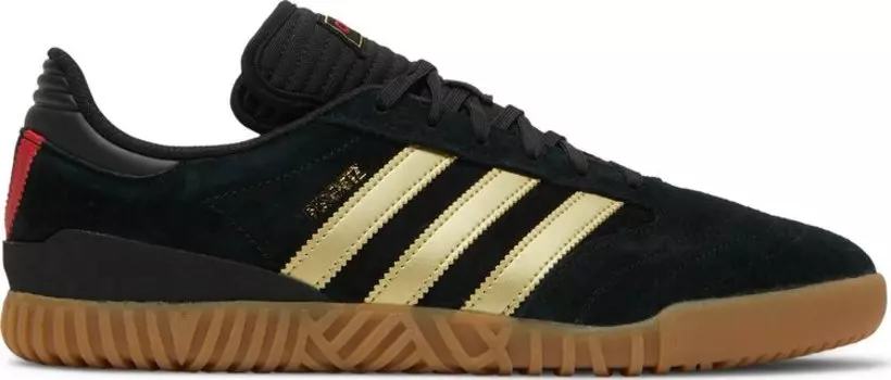 Кроссовки Adidas Busenitz 'Black Gold Metallic', черный