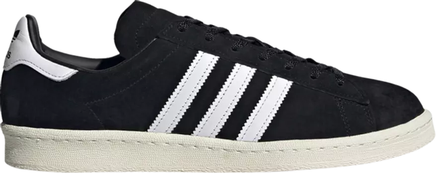 Кроссовки Adidas Campus 80s 'Black White', черный