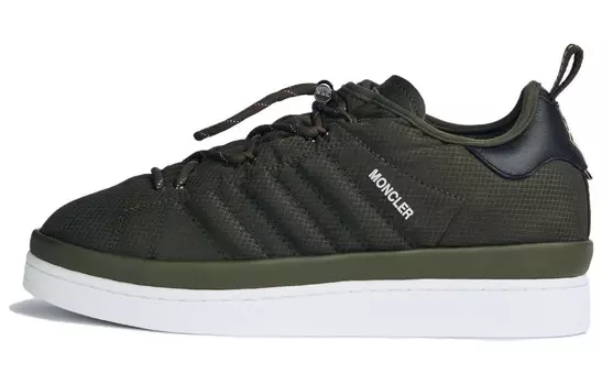 Кроссовки Adidas Campus Moncler Olive Night Adidas Originals, оливково-зеленый