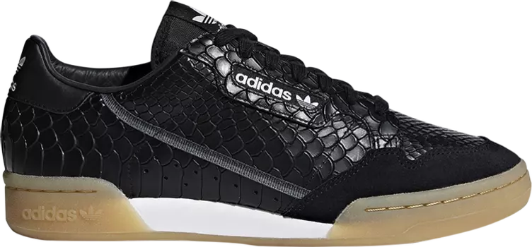 Кроссовки Adidas Continental 80 'Black Python', черный