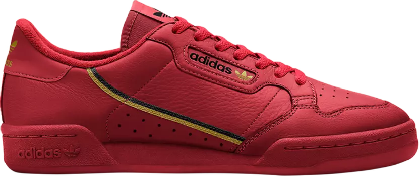 Кроссовки Adidas Continental 80 'Scarlet Gold', красный