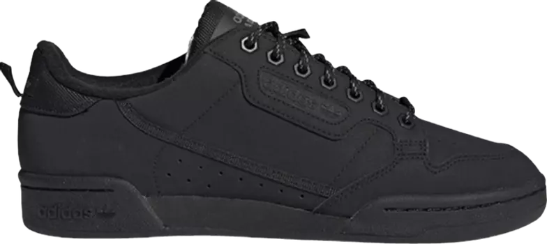 Кроссовки Adidas Continental 80 'Triple Black', черный