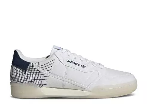Кроссовки Adidas CONTINENTAL 80 PRIMEBLUE 'WHITE COLLEGIATE NAVY', белый