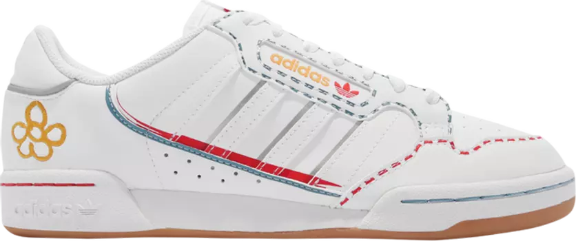 Кроссовки Adidas Continental 80 Stripes, белый