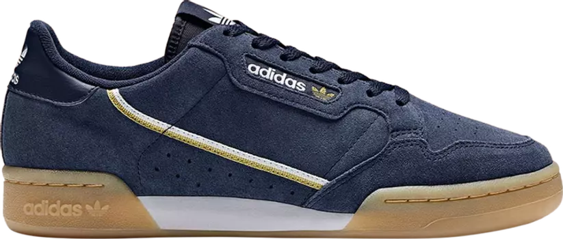 Кроссовки Adidas Continental 80 Suede 'Collegiate Navy', синий