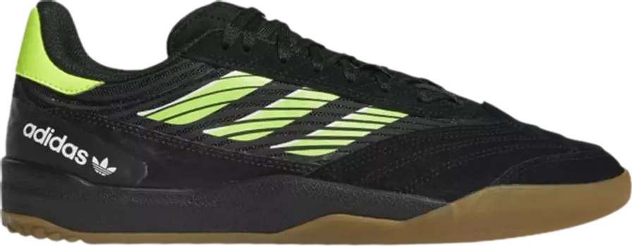 Кроссовки Adidas Copa Nationale 'Black Signal Green', черный