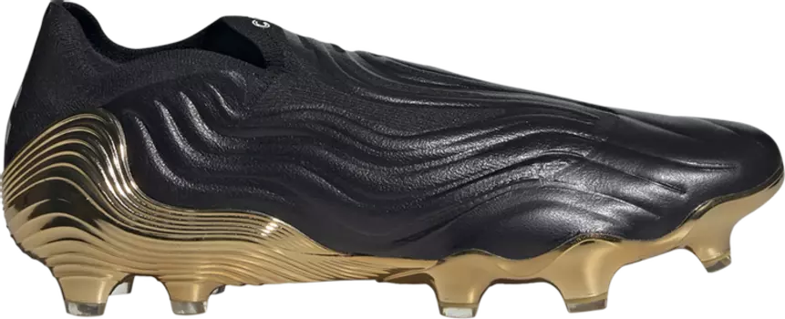 Кроссовки Adidas Copa Sense+ FG 'Black Gold Metallic', черный