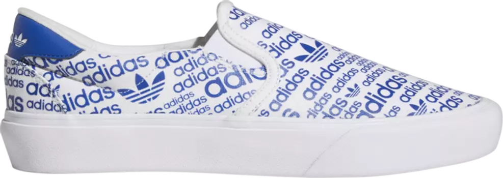Кроссовки Adidas Court Rallye Slip 'Allover Logo - Collegiate Royal', синий