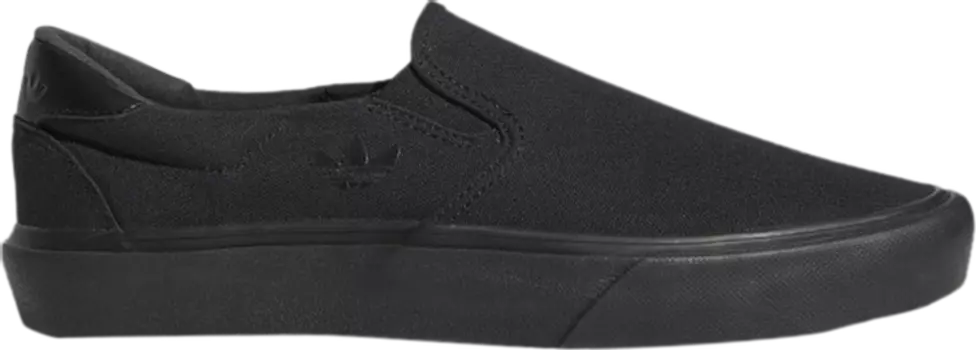 Кроссовки Adidas Court Rallye Slip 'Triple Black', черный