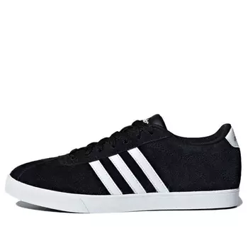 Кроссовки Adidas Courtset 'Black White', Черный