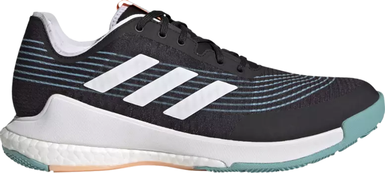 Кроссовки Adidas Crazyflight 'Black White', черный