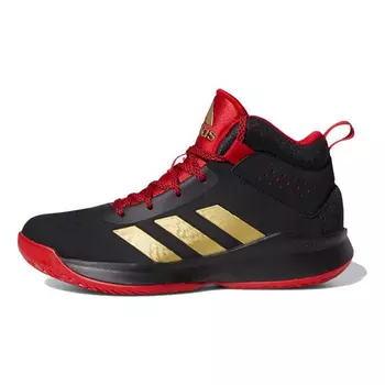 Кроссовки Adidas Cross Em Up 5 K Black/Red/Golden FZ1475, черный