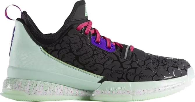 Кроссовки Adidas D Lillard 1 'Night of the Ballin' Dead', черный